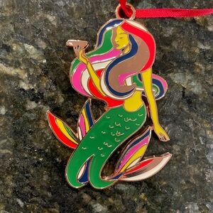 2017 Starbucks Siren Mermaid Enamel Christmas Ornament